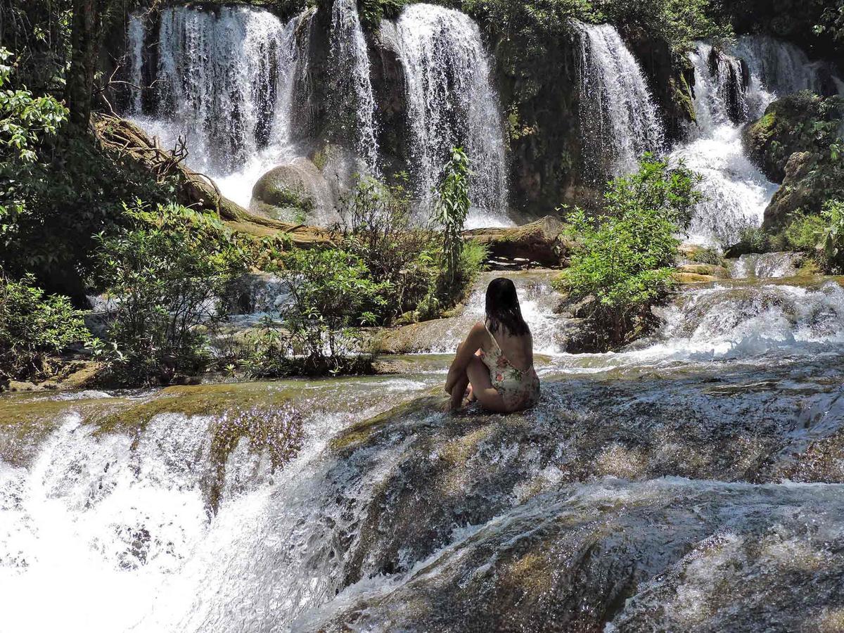 Campamento Rio Lacanjá Buitenkant foto