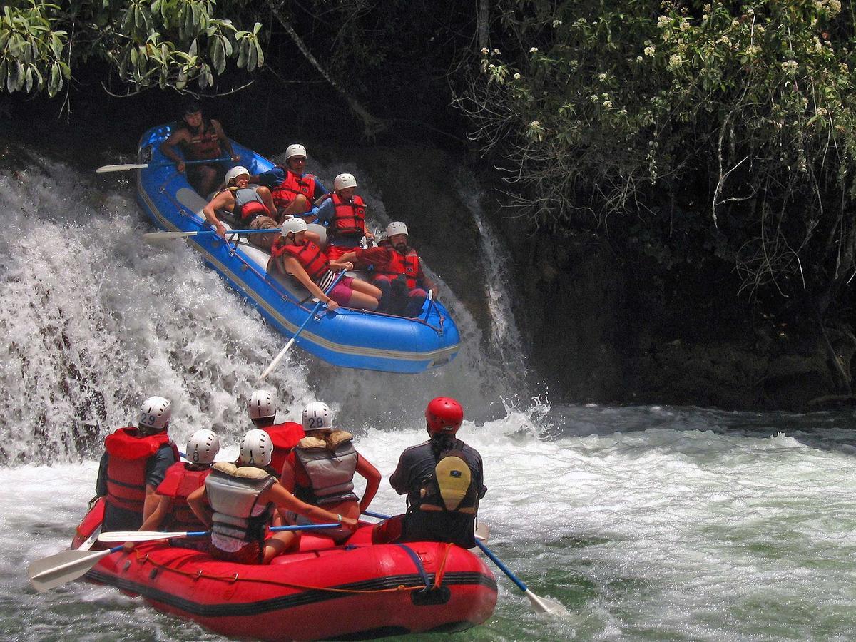 Campamento Rio Lacanjá Buitenkant foto